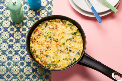 Smoked haddock & spinach frittata