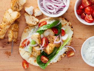 Have you tried... Greek-style Cod Flatbreads?